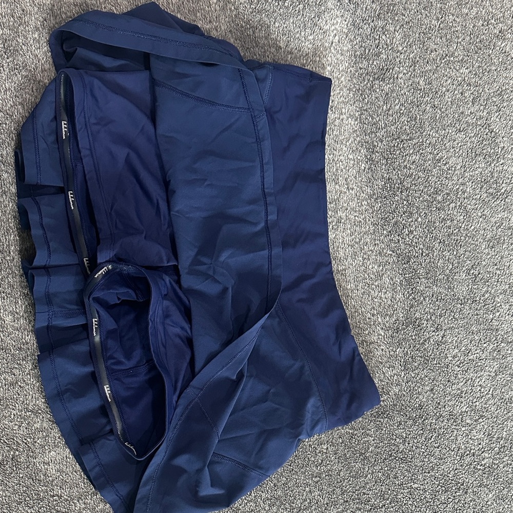 lululemon athletica Navy Mini Skirt